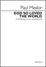 God So Loved the World SATB choral sheet music cover